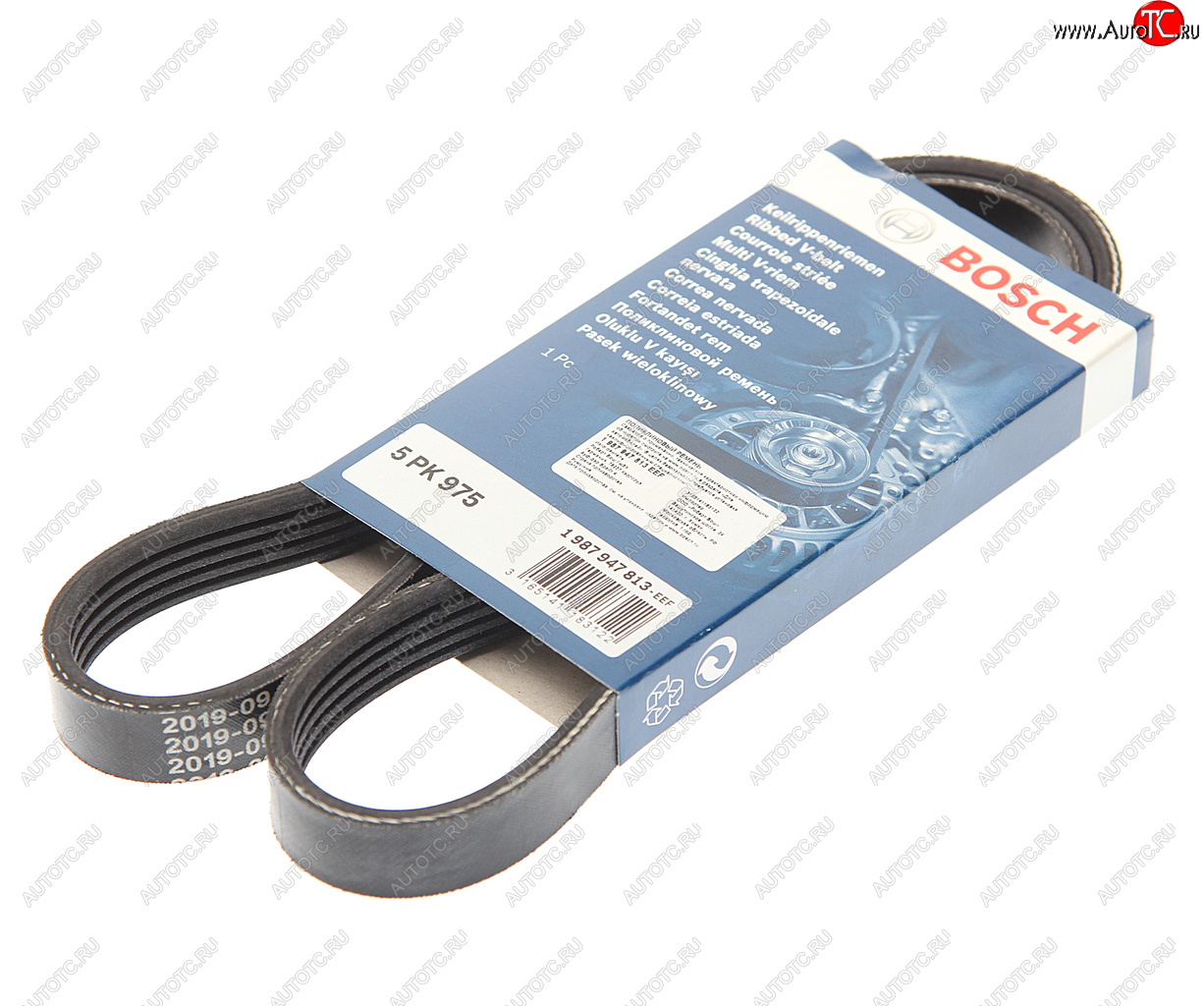 599 р. Ремень приводной поликлиновой 5PK975 BOSCH BOSCH 1987947813 BOSCH 1987947813  с доставкой в г. Пермь