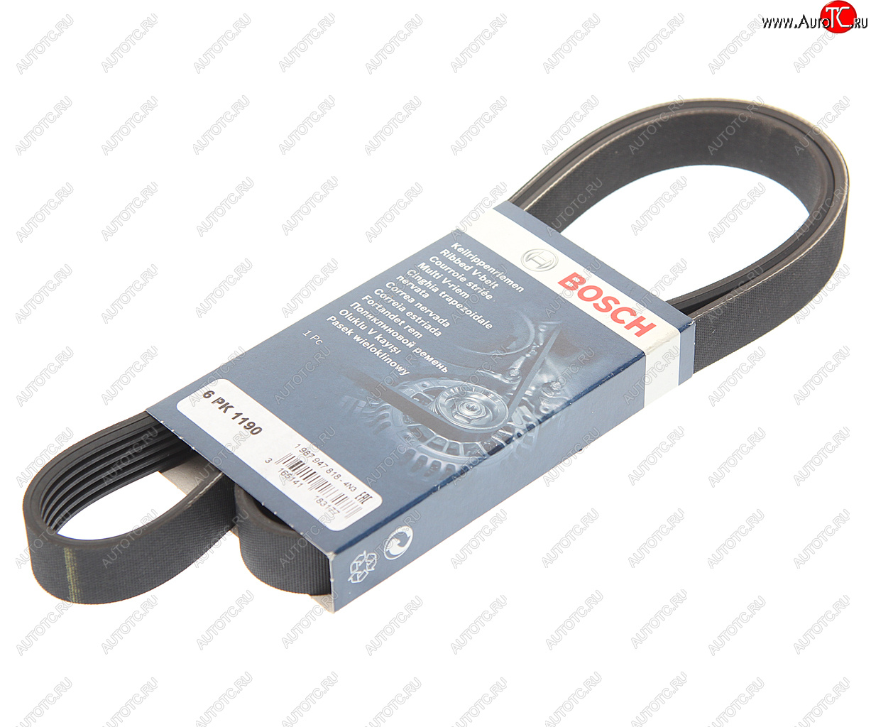 889 р. Ремень приводной поликлиновой 6PK1190 BOSCH BOSCH 1987947818  с доставкой в г. Пермь