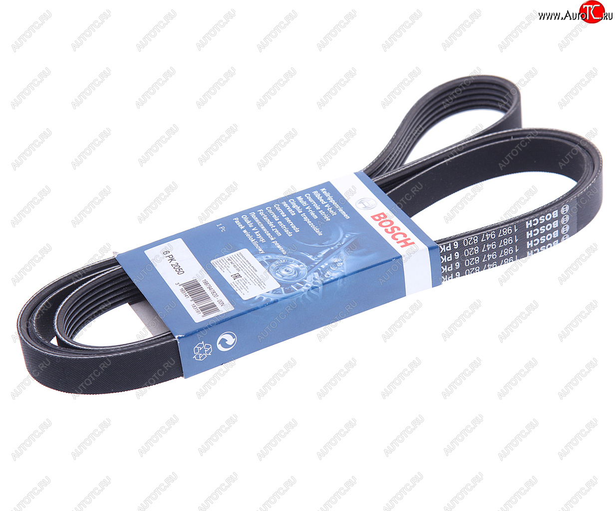 1 199 р. Ремень приводной поликлиновой 6PK2050 BOSCH BOSCH 1987947820  с доставкой в г. Пермь