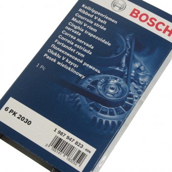 999 р. Ремень приводной поликлиновой 6PK2030 BOSCH BOSCH 1987947823 BOSCH 1987947823  с доставкой в г. Пермь. Увеличить фотографию 2