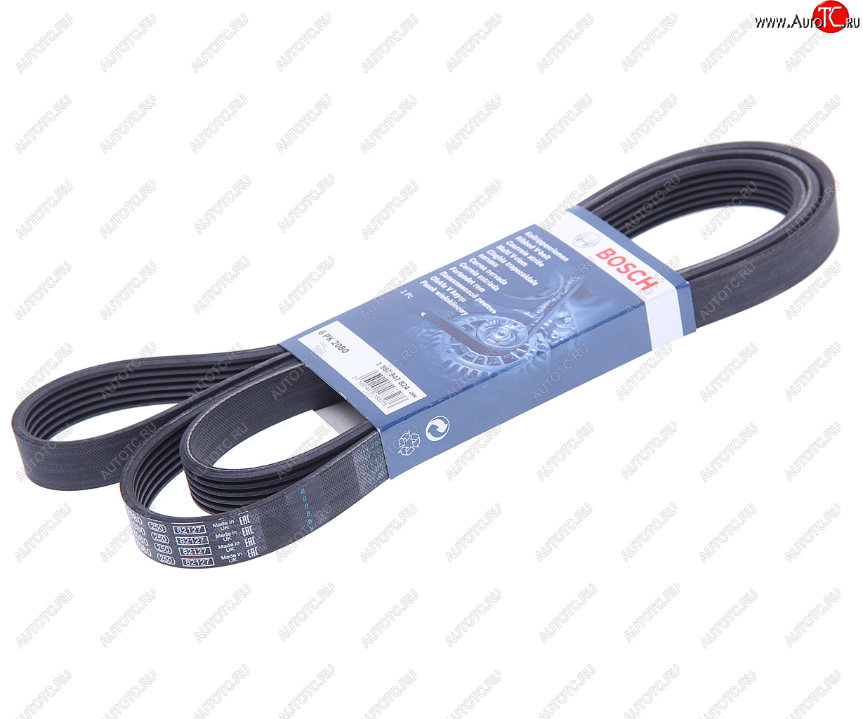 1 159 р. Ремень приводной поликлиновой 6PK2080 BOSCH BOSCH 1987947824  с доставкой в г. Пермь