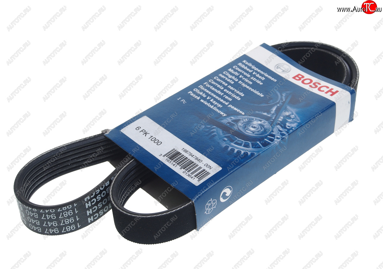 929 р. Ремень приводной поликлиновой 6PK1000 BOSCH BOSCH 1987947840  с доставкой в г. Пермь