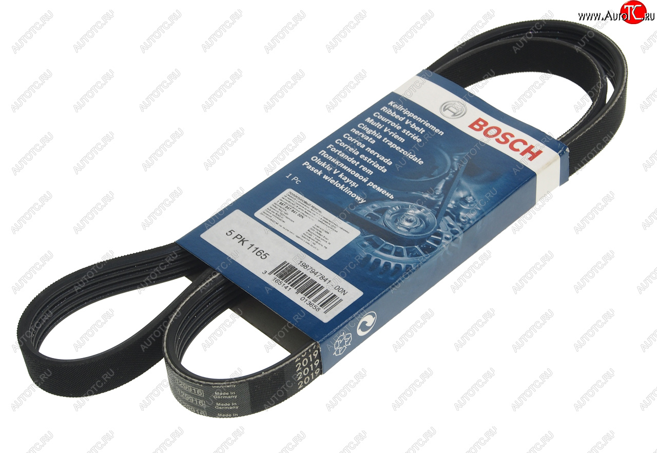 849 р. Ремень приводной поликлиновой 5PK1165 BOSCH BOSCH 1987947841  с доставкой в г. Пермь