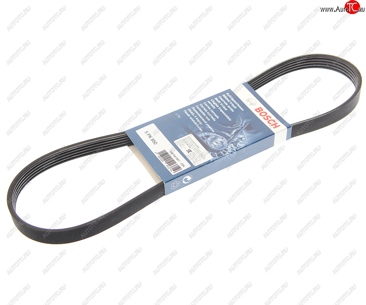 699 р. Ремень приводной поликлиновой 5PK850 BOSCH BOSCH 1987947847  с доставкой в г. Пермь