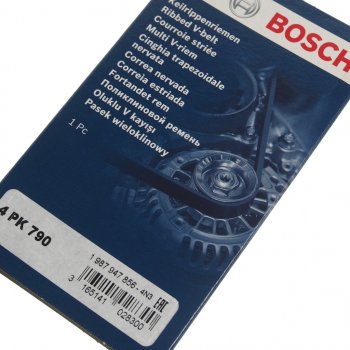589 р. Ремень приводной поликлиновой 4PK790 BOSCH BOSCH 1987947856 BOSCH 1987947856  с доставкой в г. Пермь. Увеличить фотографию 2