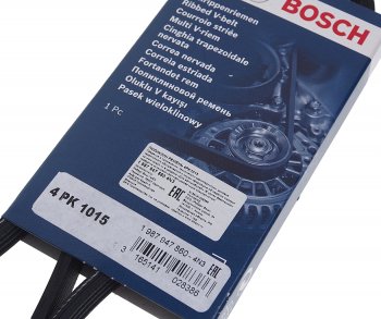 599 р. Ремень приводной поликлиновой 4PK1015 BOSCH BOSCH 1987947860  с доставкой в г. Пермь. Увеличить фотографию 2