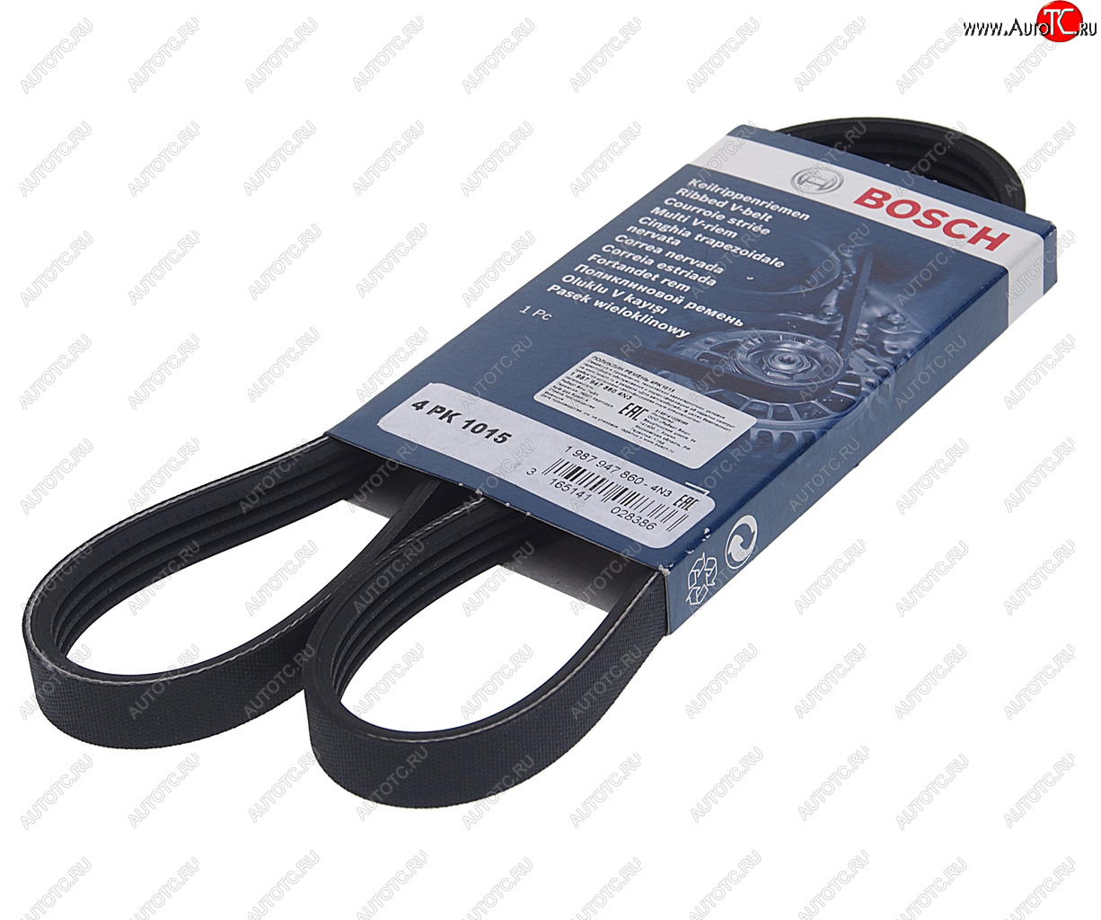 599 р. Ремень приводной поликлиновой 4PK1015 BOSCH BOSCH 1987947860  с доставкой в г. Пермь