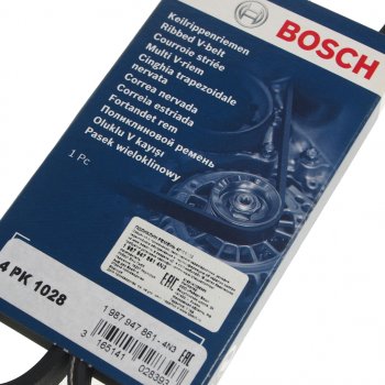 589 р. Ремень приводной поликлиновой 4PK1028 BOSCH BOSCH 1987947861  с доставкой в г. Пермь. Увеличить фотографию 2