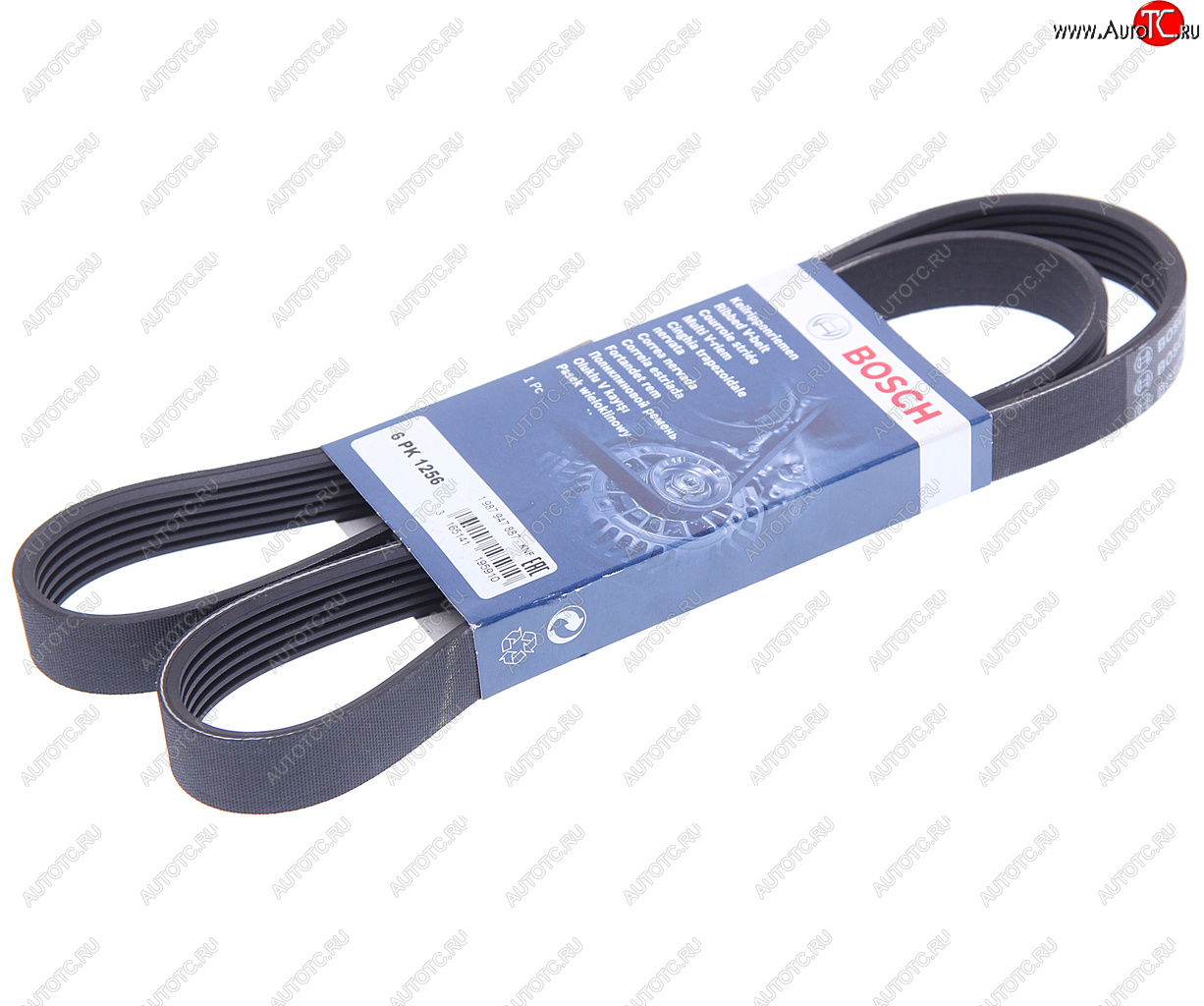 1 089 р. Ремень приводной поликлиновой 6PK1256 HYUNDAI Elantra (06-),i30 KIA Ceed генератора BOSCH BOSCH 1987947887  с доставкой в г. Пермь