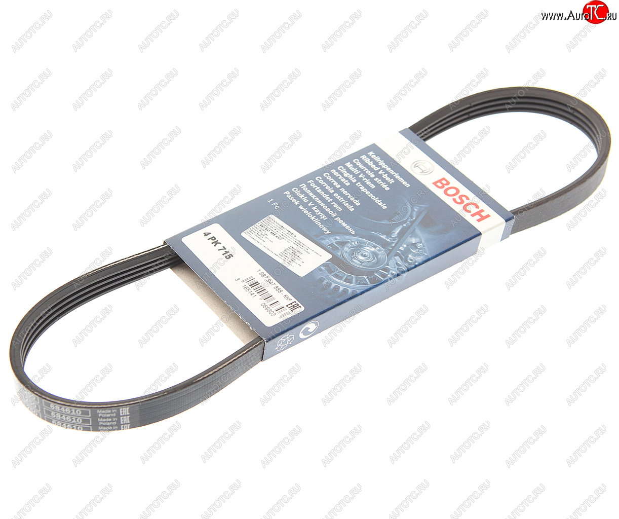449 р. Ремень приводной поликлиновой 4PK715 BOSCH BOSCH 1987947888 BOSCH 1987947888  с доставкой в г. Пермь