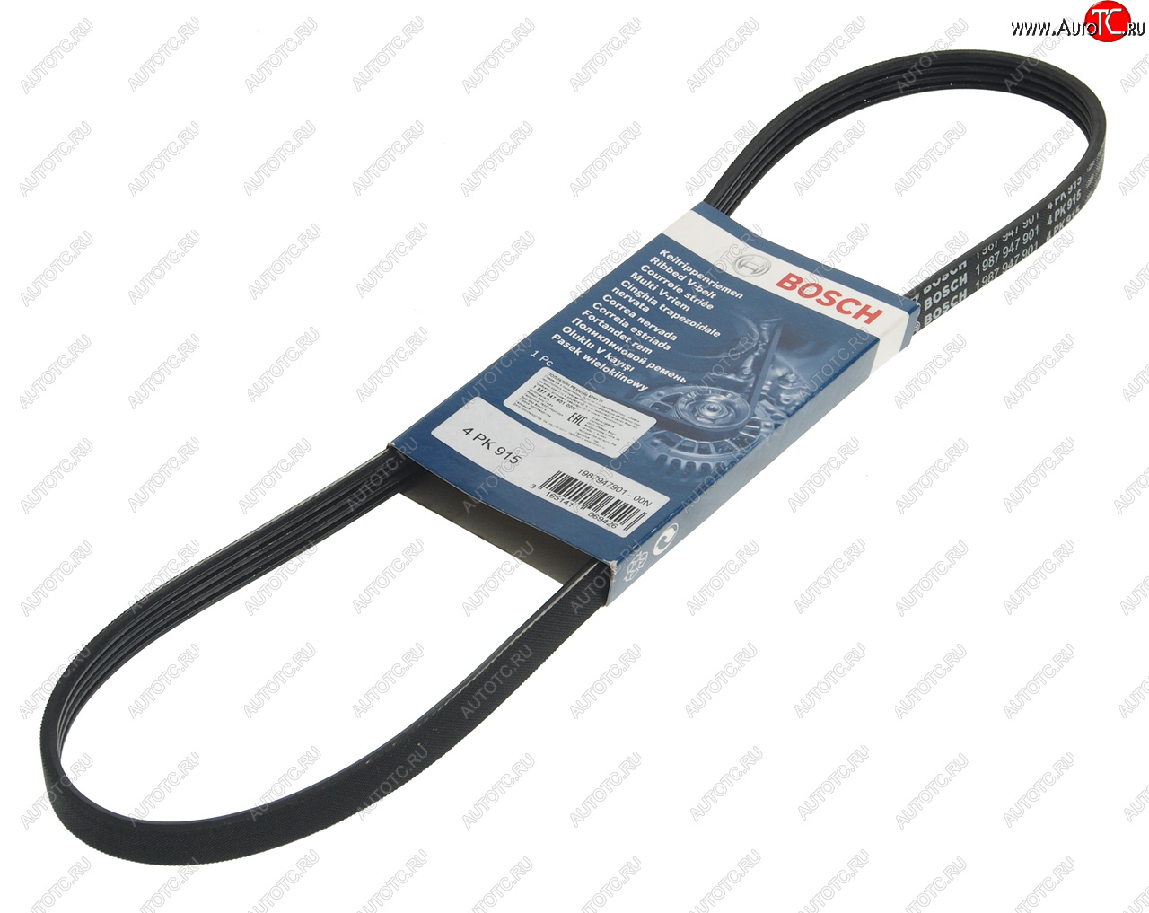529 р. Ремень приводной поликлиновой 4PK915 BOSCH BOSCH 1987947901  с доставкой в г. Пермь