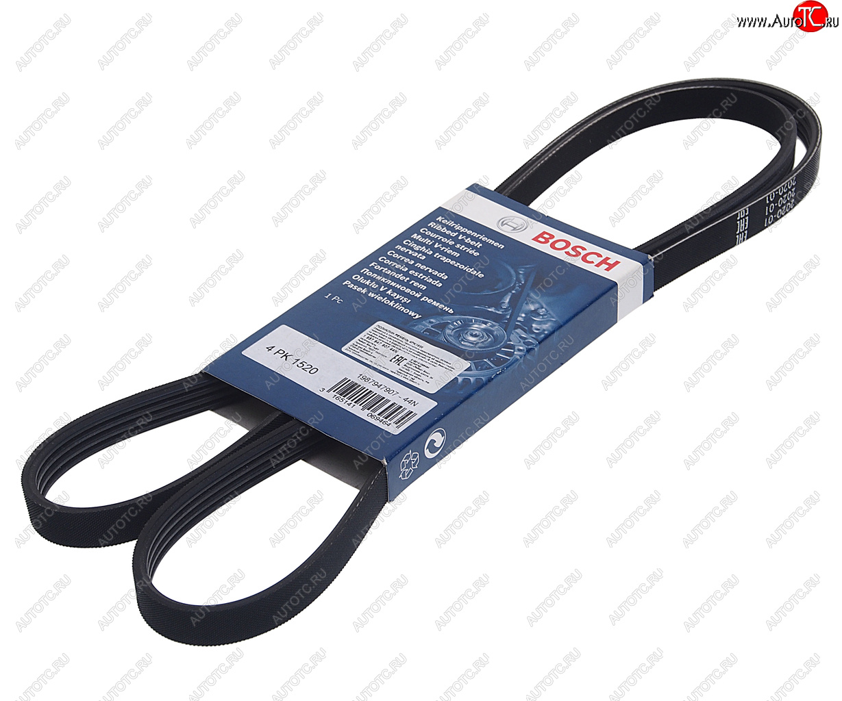 679 р. Ремень приводной поликлиновой 4PK1520 BOSCH BOSCH 1987947907  с доставкой в г. Пермь