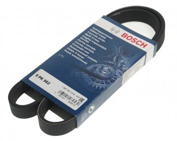 629 р. Ремень приводной поликлиновой 5PK962 BOSCH BOSCH 1987947918  с доставкой в г. Пермь. Увеличить фотографию 1