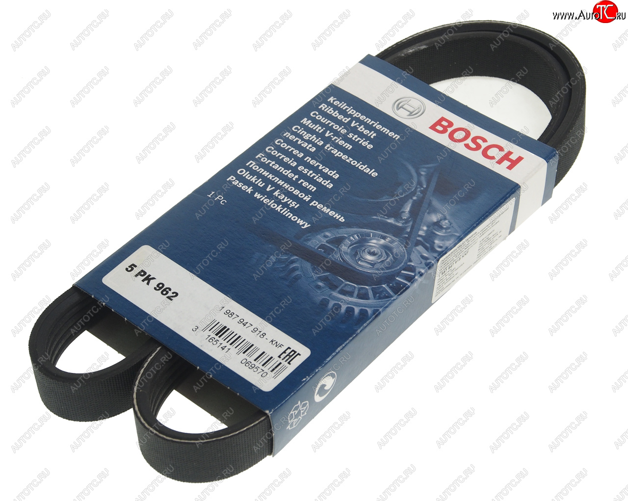 629 р. Ремень приводной поликлиновой 5PK962 BOSCH BOSCH 1987947918  с доставкой в г. Пермь