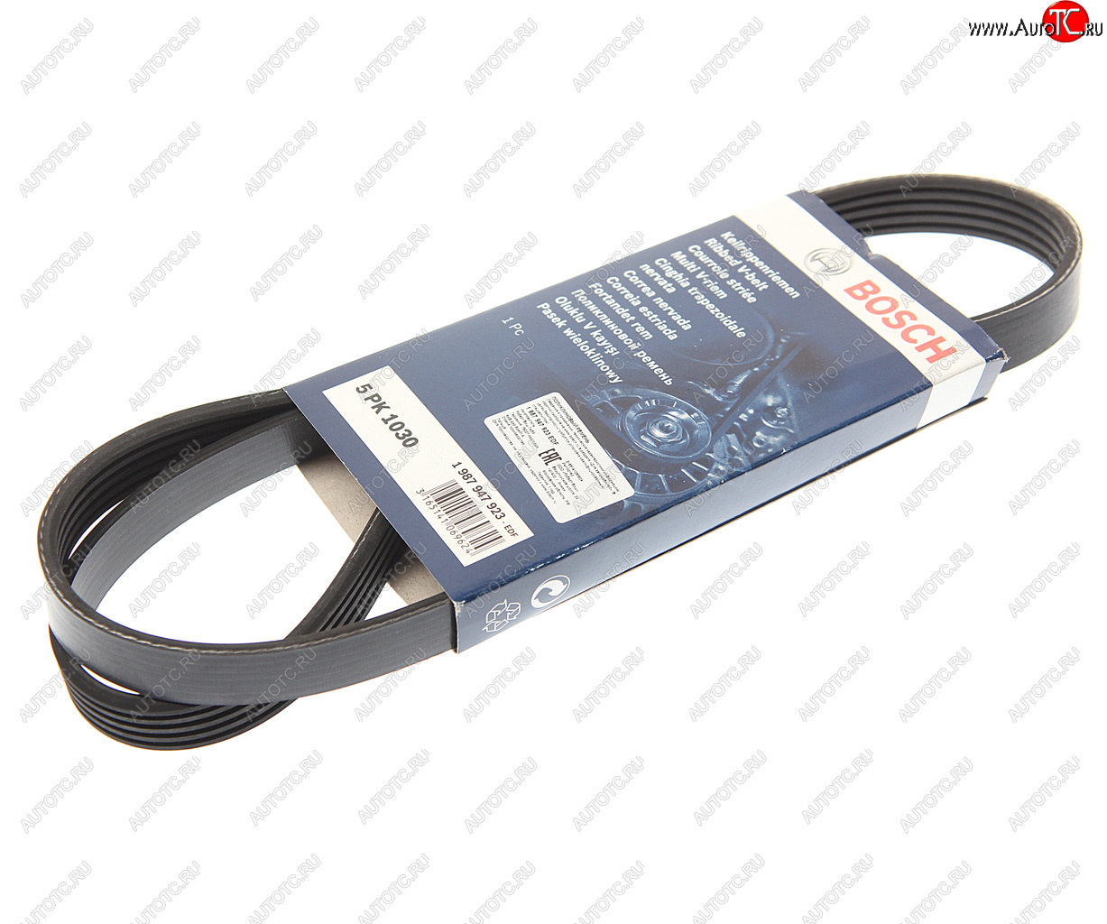 799 р. Ремень приводной поликлиновой 5PK1030 BOSCH BOSCH 1987947923  с доставкой в г. Пермь