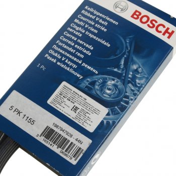 849 р. Ремень приводной поликлиновой 5PK1155 BOSCH BOSCH 1987947928  с доставкой в г. Пермь. Увеличить фотографию 2