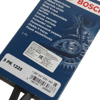 919 р. Ремень приводной поликлиновой 5PK1225 BOSCH BOSCH 1987947929 BOSCH 1987947929  с доставкой в г. Пермь. Увеличить фотографию 2