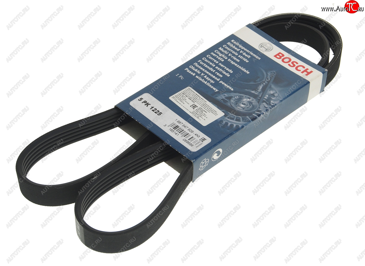 919 р. Ремень приводной поликлиновой 5PK1225 BOSCH BOSCH 1987947929 BOSCH 1987947929  с доставкой в г. Пермь