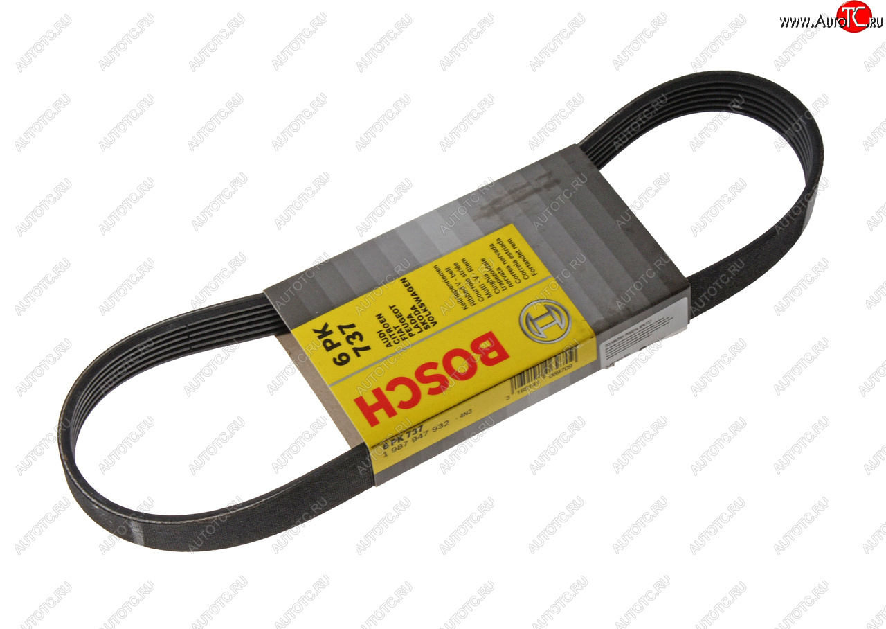 879 р. Ремень ВАЗ-2110-2112 генератора 16 клап.BOSCH BOSCH 1987947932  с доставкой в г. Пермь