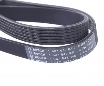 949 р. Ремень приводной поликлиновой 6PK1045 FORD Focus 2 (08-11) ГУР BOSCH BOSCH 1987947940 BOSCH 1987947940  с доставкой в г. Пермь. Увеличить фотографию 2