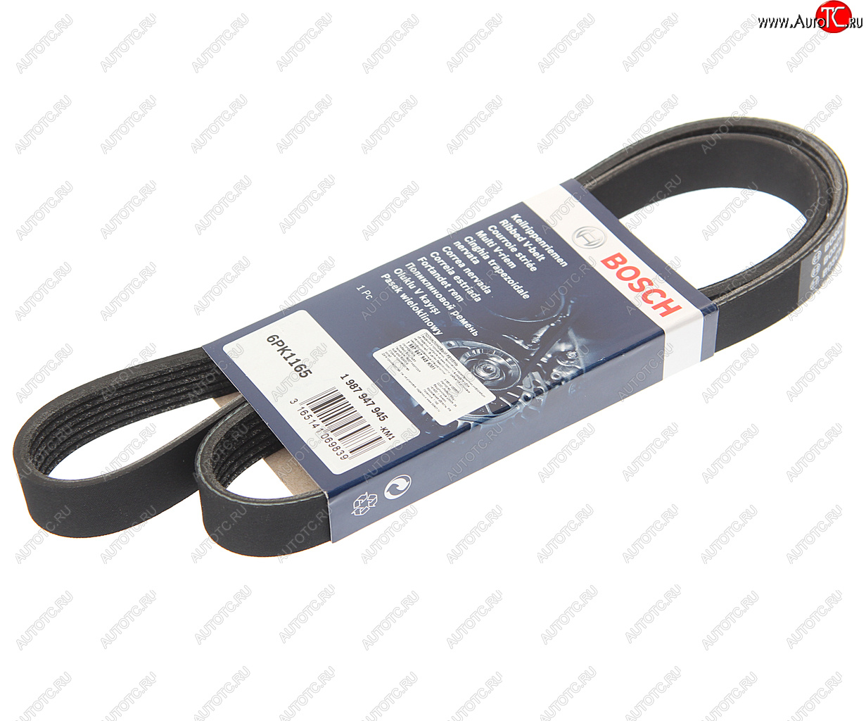 1 099 р. Ремень приводной поликлиновой 6PK1165 BOSCH BOSCH 1987947945  с доставкой в г. Пермь