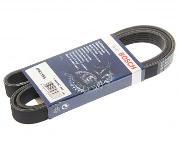 1 039 р. Ремень приводной поликлиновой 6PK1555 BOSCH BOSCH 1987947949  с доставкой в г. Пермь. Увеличить фотографию 1