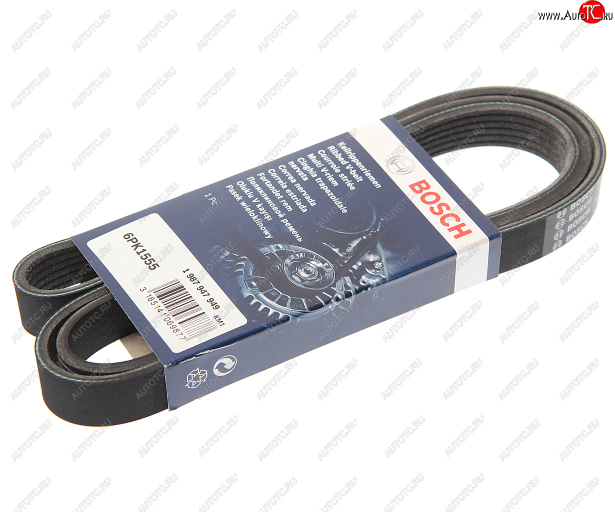 1 039 р. Ремень приводной поликлиновой 6PK1555 BOSCH BOSCH 1987947949  с доставкой в г. Пермь