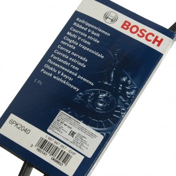 1 399 р. Ремень приводной поликлиновой 6PK2040 BOSCH BOSCH 1987947957  с доставкой в г. Пермь. Увеличить фотографию 2