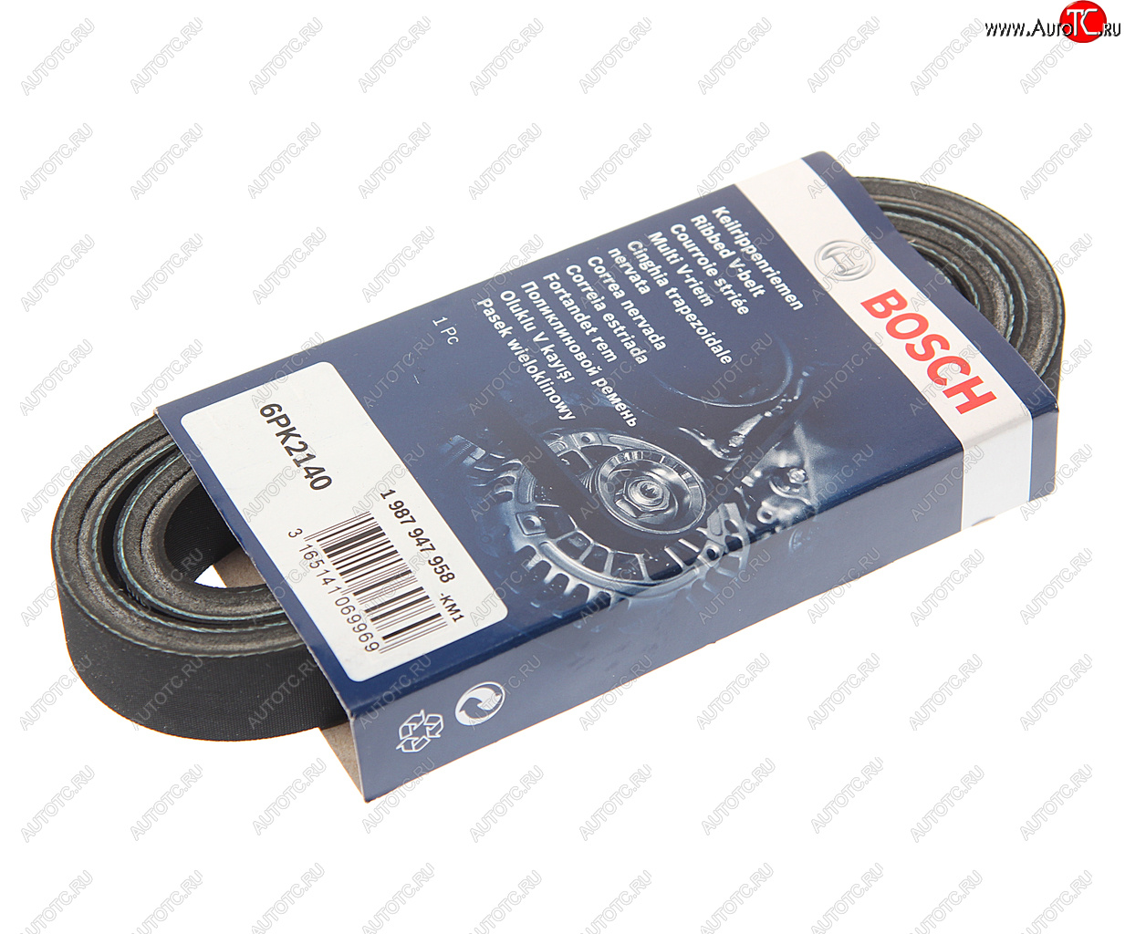 1 289 р. Ремень приводной поликлиновой 6PK2140 BOSCH BOSCH 1987947958  с доставкой в г. Пермь