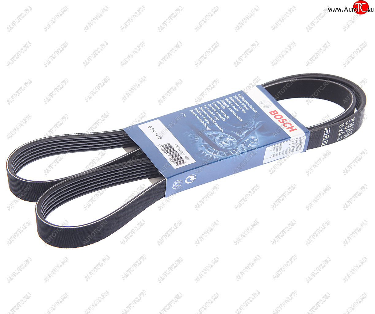 1 469 р. Ремень приводной поликлиновой 6PK1413 УАЗ Хантер, Патриот 2.5 i BOSCH BOSCH 1987947980  с доставкой в г. Пермь