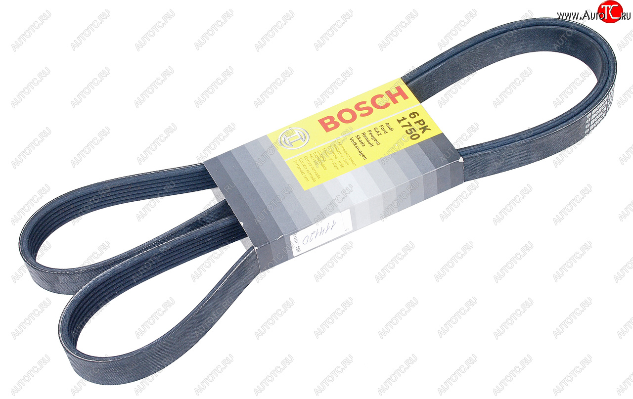 1 259 р. Ремень ГАЗ-31105 генератора дв.Крайслер без кондиционера BOSCH BOSCH 1987947981  с доставкой в г. Пермь