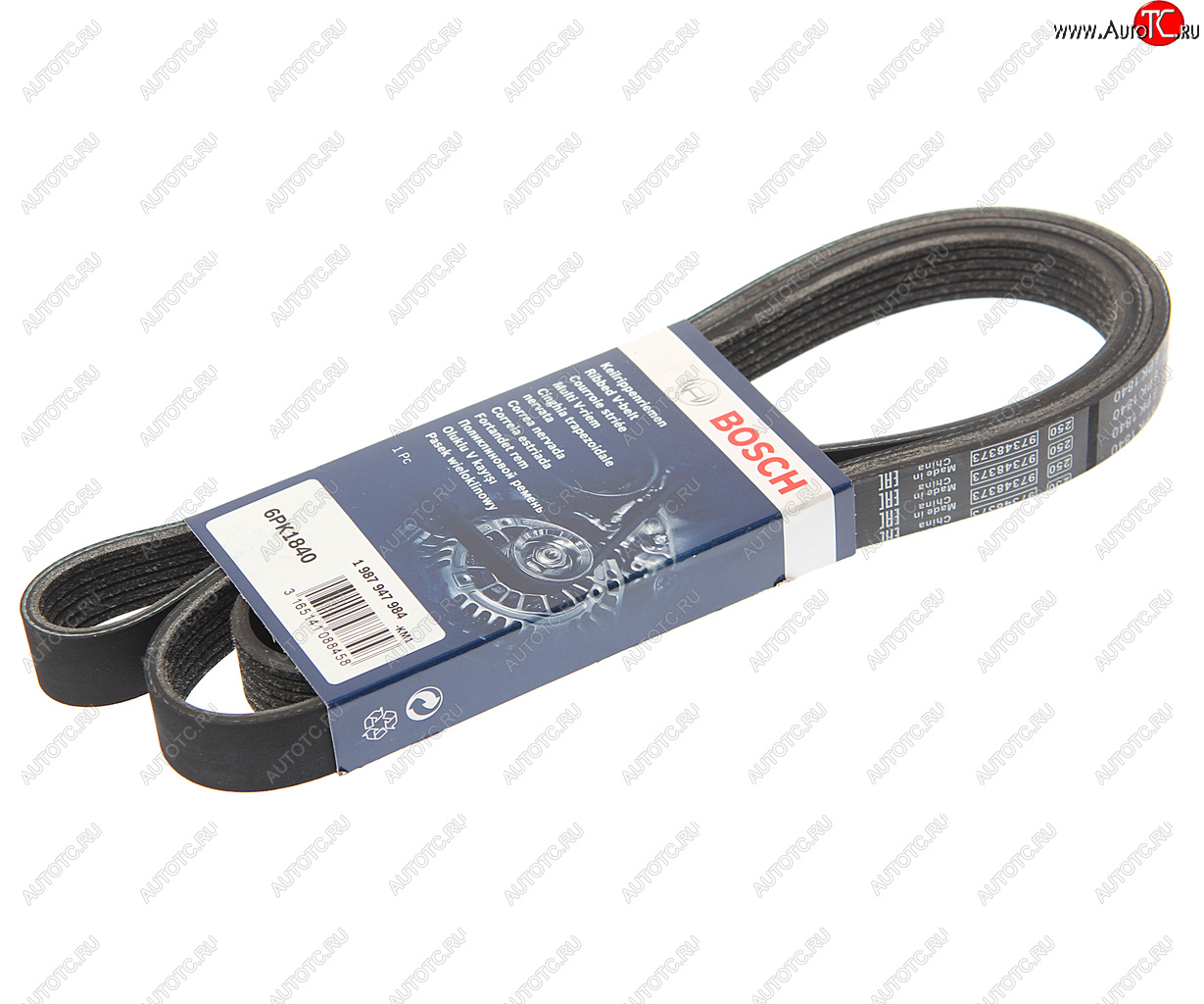 1 559 р. Ремень приводной поликлиновой 6PK1840 BOSCH BOSCH 1987947984 BOSCH 1987947984  с доставкой в г. Пермь