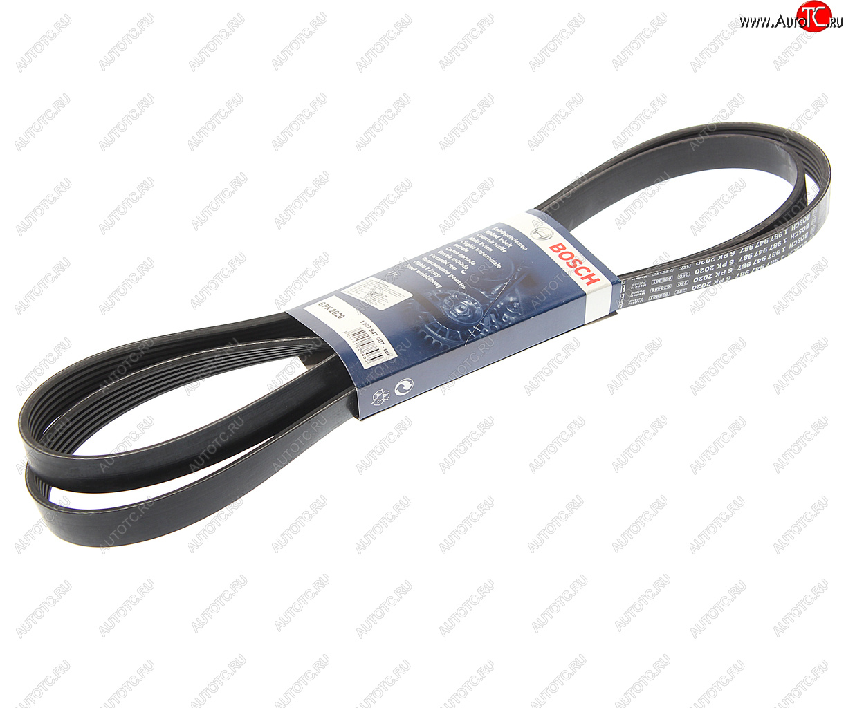 1 499 р. Ремень приводной поликлиновой 6PK2020 BOSCH BOSCH 1987947987  с доставкой в г. Пермь