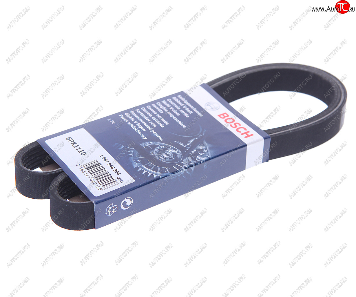 889 р. Ремень приводной поликлиновой 6PK1110 BOSCH BOSCH 1987948304  с доставкой в г. Пермь