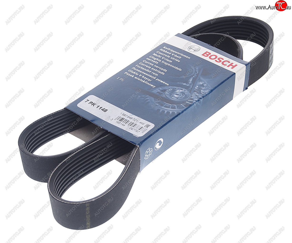 1 099 р. Ремень приводной поликлиновой 7РК1148 BOSCH BOSCH 1987948321  с доставкой в г. Пермь