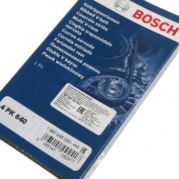 389 р. Ремень приводной поликлиновой 4PK640 BOSCH BOSCH 1987948330  с доставкой в г. Пермь. Увеличить фотографию 2
