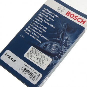 539 р. Ремень приводной поликлиновой 4PK825 BOSCH BOSCH 1987948341 BOSCH 1987948341  с доставкой в г. Пермь. Увеличить фотографию 2