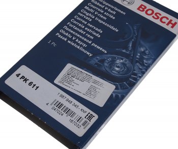 489 р. Ремень приводной поликлиновой 4PK611 BOSCH BOSCH 1987948345  с доставкой в г. Пермь. Увеличить фотографию 2