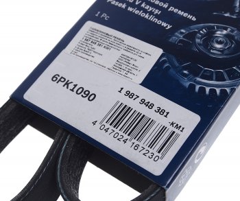 929 р. Ремень приводной поликлиновой 6PK1090 BOSCH BOSCH 1987948381 BOSCH 1987948381  с доставкой в г. Пермь. Увеличить фотографию 2