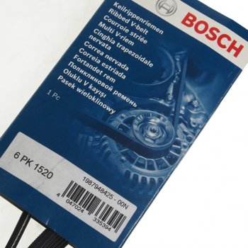 1 139 р. Ремень приводной поликлиновой 6PK1520 BOSCH BOSCH 1987948425  с доставкой в г. Пермь. Увеличить фотографию 2