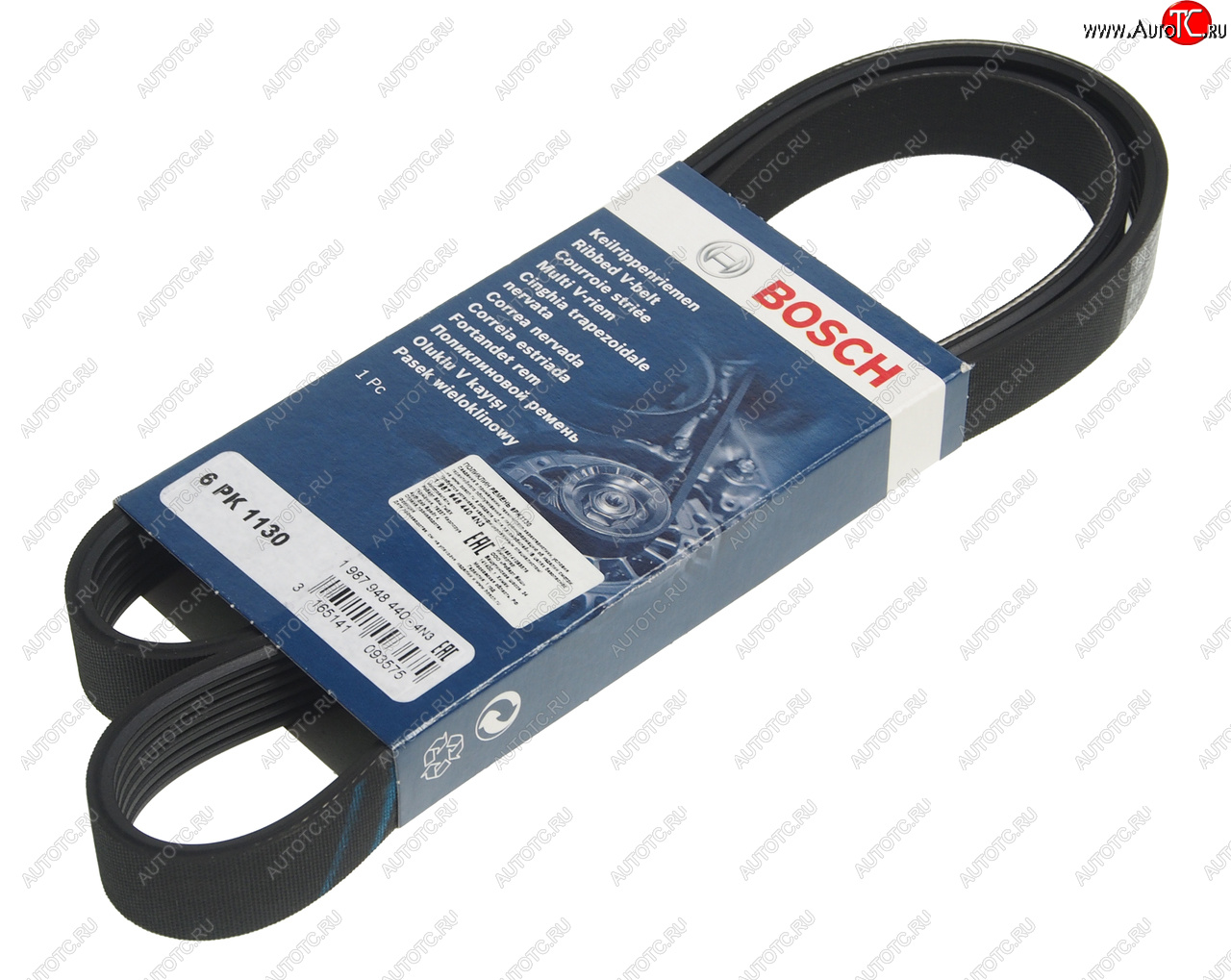 1 029 р. Ремень приводной поликлиновой 6PK1130 BOSCH BOSCH 1987948440  с доставкой в г. Пермь