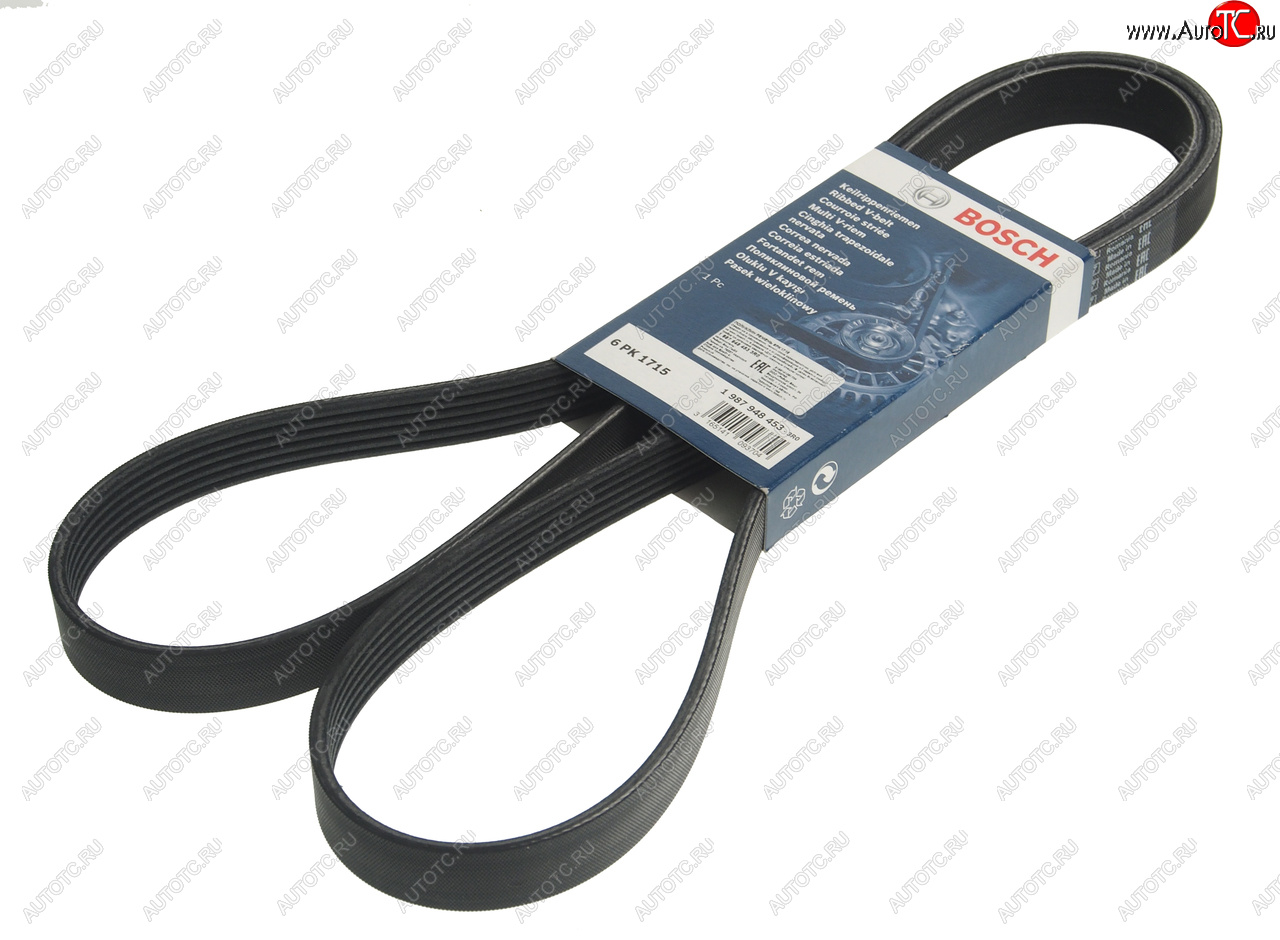 1 069 р. Ремень приводной поликлиновой 6PK1715 BOSCH BOSCH 1987948453 BOSCH 1987948453  с доставкой в г. Пермь