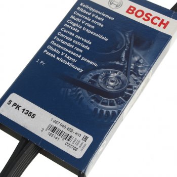 1 189 р. Ремень приводной поликлиновой 5PK1355 BOSCH BOSCH 1987948459  с доставкой в г. Пермь. Увеличить фотографию 2