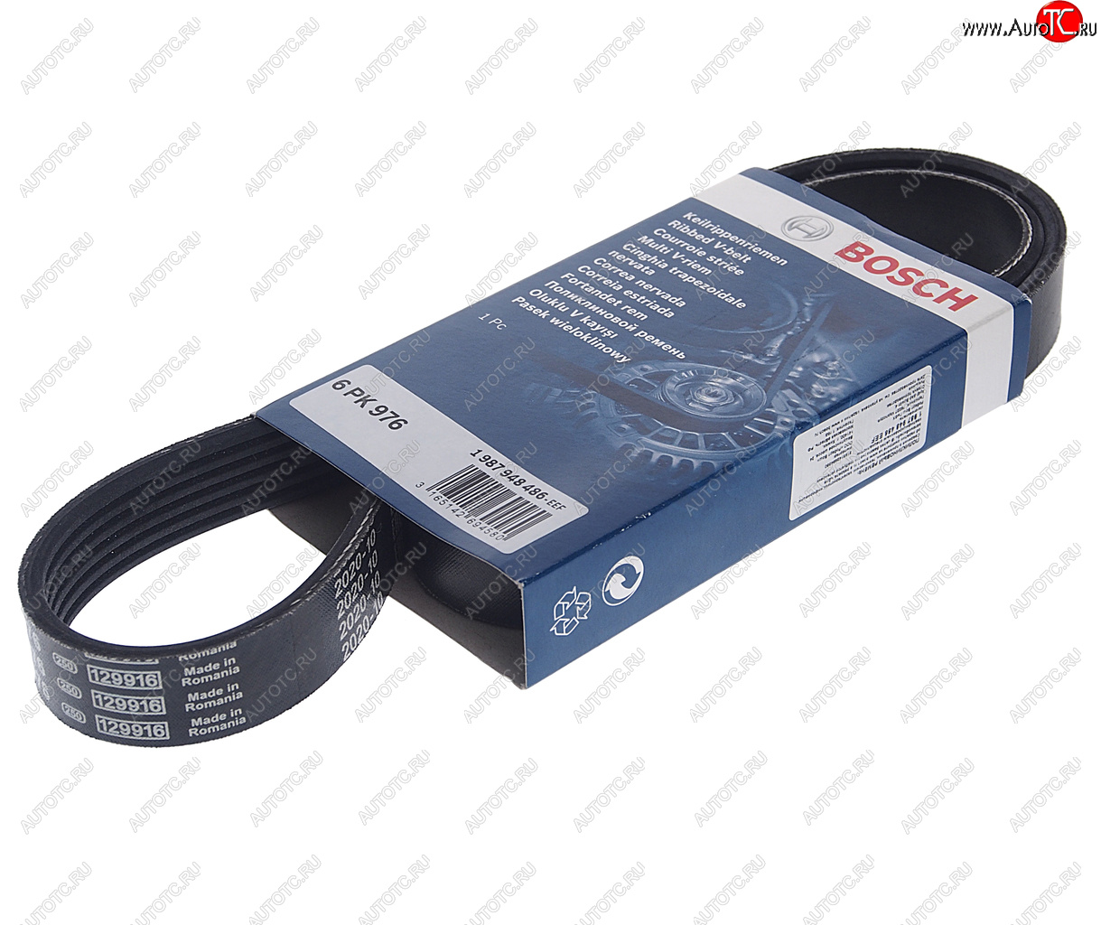 639 р. Ремень приводной поликлиновой 6PK976 BOSCH BOSCH 1987948486  с доставкой в г. Пермь