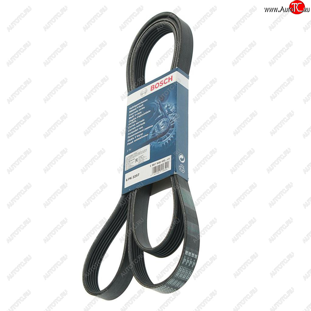 1 299 р. Ремень приводной поликлиновой 6PK2257 BOSCH BOSCH 1987948495  с доставкой в г. Пермь