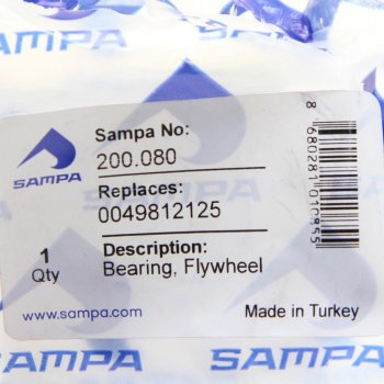 639 р. Подшипник КАМАЗ-5490 MERCEDES Actros,SK,MK,NG коленвала (25х62х24мм) SAMPA SAMPA 200.080  с доставкой в г. Пермь. Увеличить фотографию 2