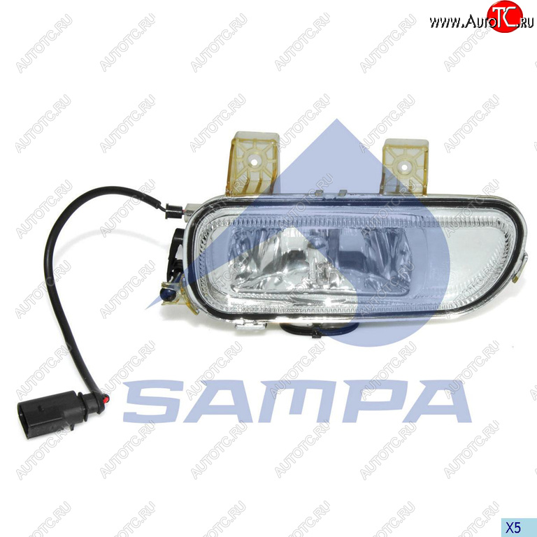 2 399 р. Фара противотуманная КАМАЗ-5490 MERCEDES левая SAMPA SAMPA 201.039  с доставкой в г. Пермь