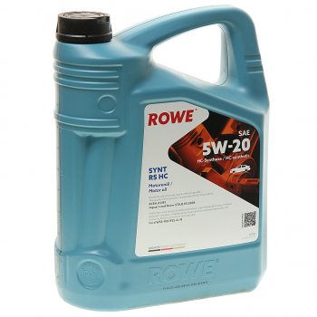 6 349 р. Масло моторное HIGHTEC SYNT RS A1B1 5W20 синт.5л ROWE ROWE 20186-0050-99  с доставкой в г. Пермь. Увеличить фотографию 1