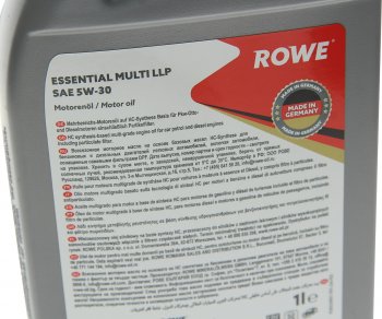 1 929 р. Масло моторное ESSENTIAL MULTI LLP 5W30 синт.1л ROWE ROWE 20238-177-2a  с доставкой в г. Пермь. Увеличить фотографию 2
