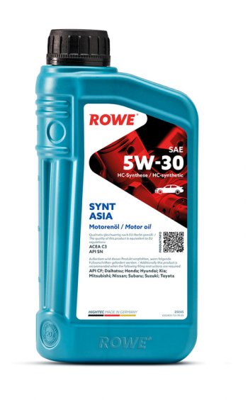 1 499 р. Масло моторное HIGHTEC SYNT ASIA SNCFC3 5W30 синт.1л ROWE ROWE 20245-0010-99  с доставкой в г. Пермь. Увеличить фотографию 3